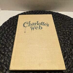 1952 Charlotte's Web Beige Hardcover Book A-1 first edition, E.B White
